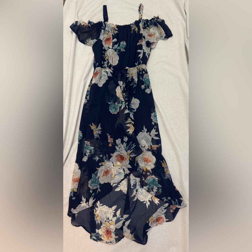 Floral Off-Shoulder Maxi Dress